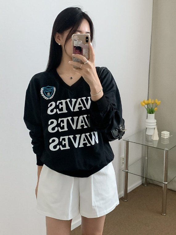 Bbibbi - Korean Women Fashion - #womensfashion - Wave Sweatshirts - 10