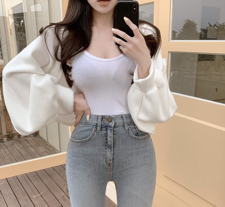 Bbibbi - Korean Women Fashion - #womensfashion - Autumn Bolero Cardigan