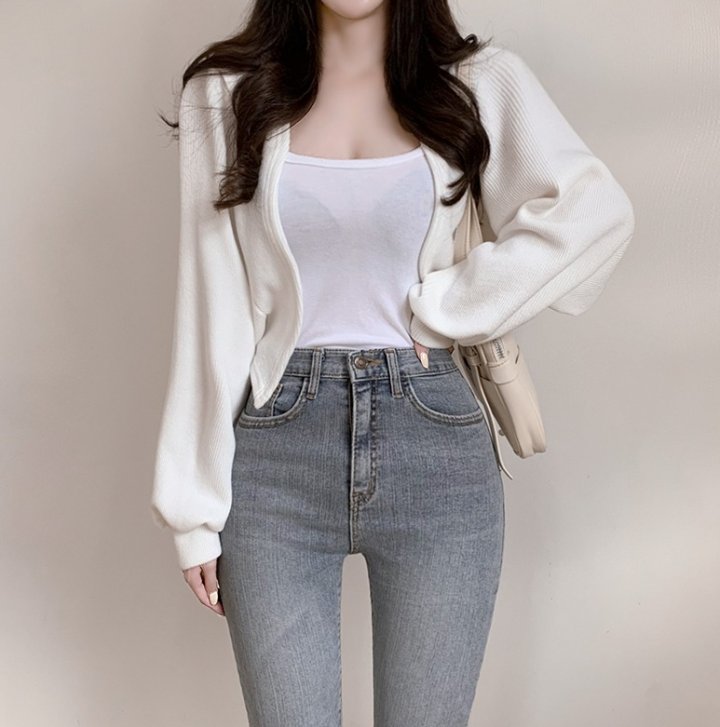 Bbibbi - Korean Women Fashion - #womensfashion - Autumn Bolero Cardigan - 3