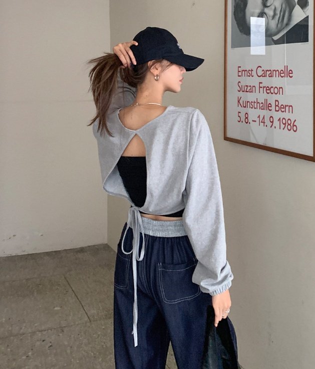 Bbibbi - Korean Women Fashion - #womensfashion - Back Sweatshirts