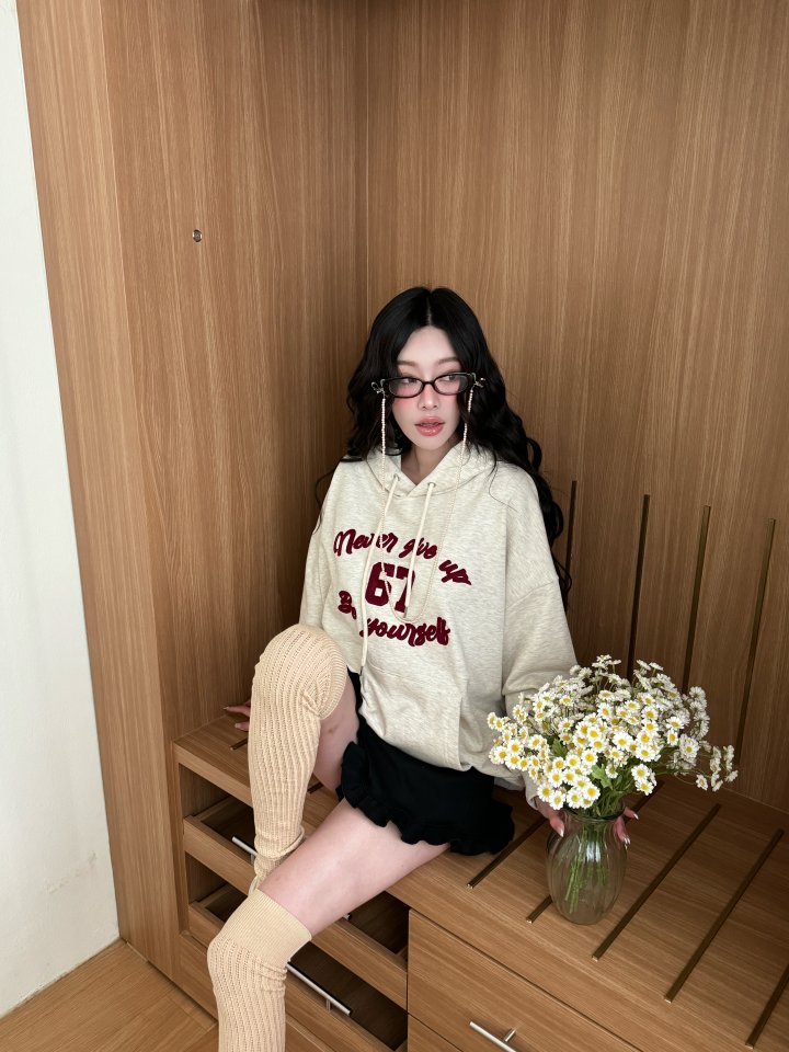 Bbibbi - Korean Women Fashion - #womensfashion - Never Hoodie