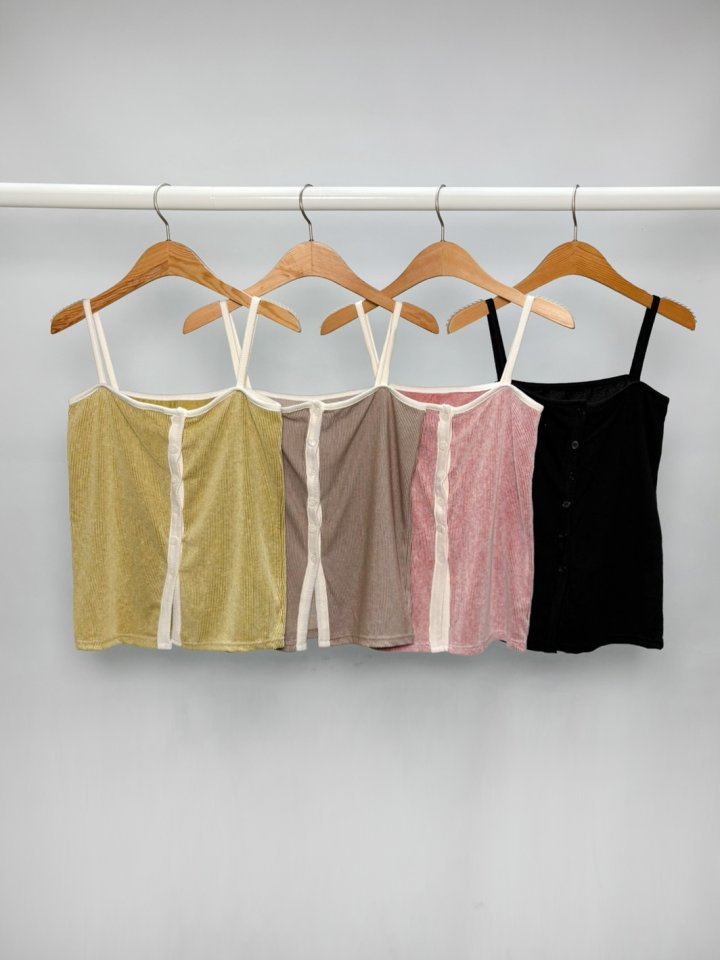 Bbibbi - Korean Women Fashion - #womensfashion - Sunny Sleeveless Tee - 3