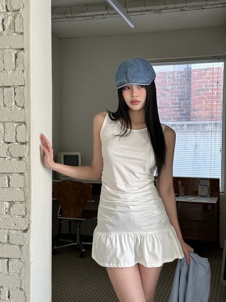 Bbibbi - Korean Women Fashion - #womensfashion - Frill Layered Sleeveless - 2