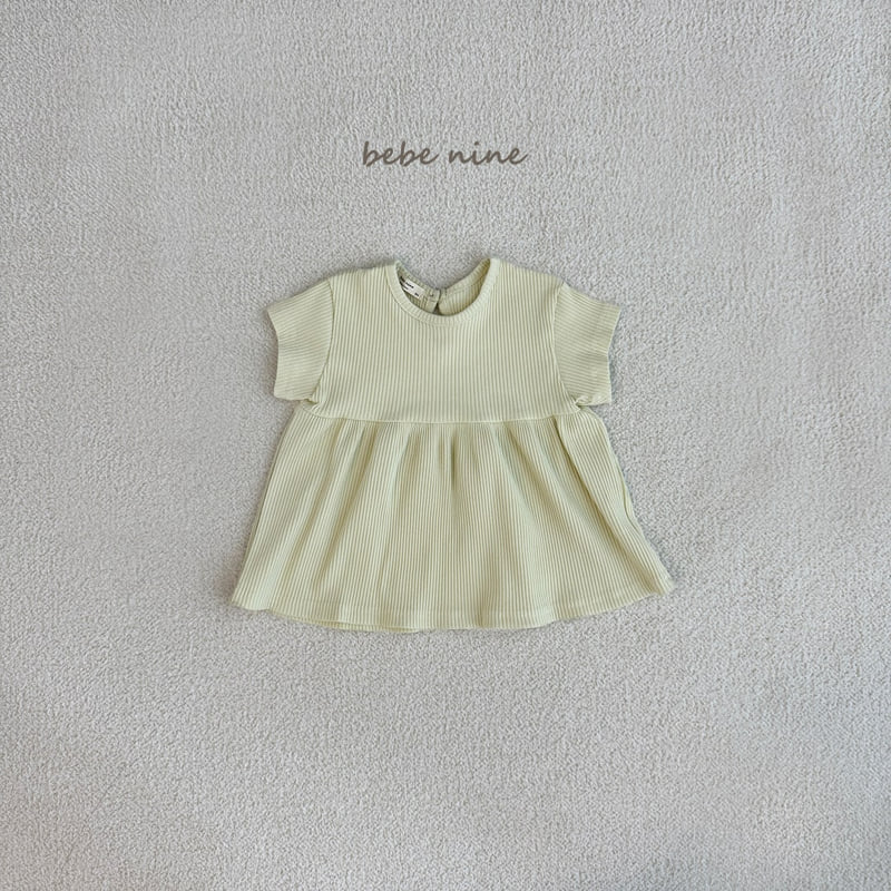 Bebe Nine - Korean Baby Fashion - #babyboutique - Soft Rib One-piece - 10