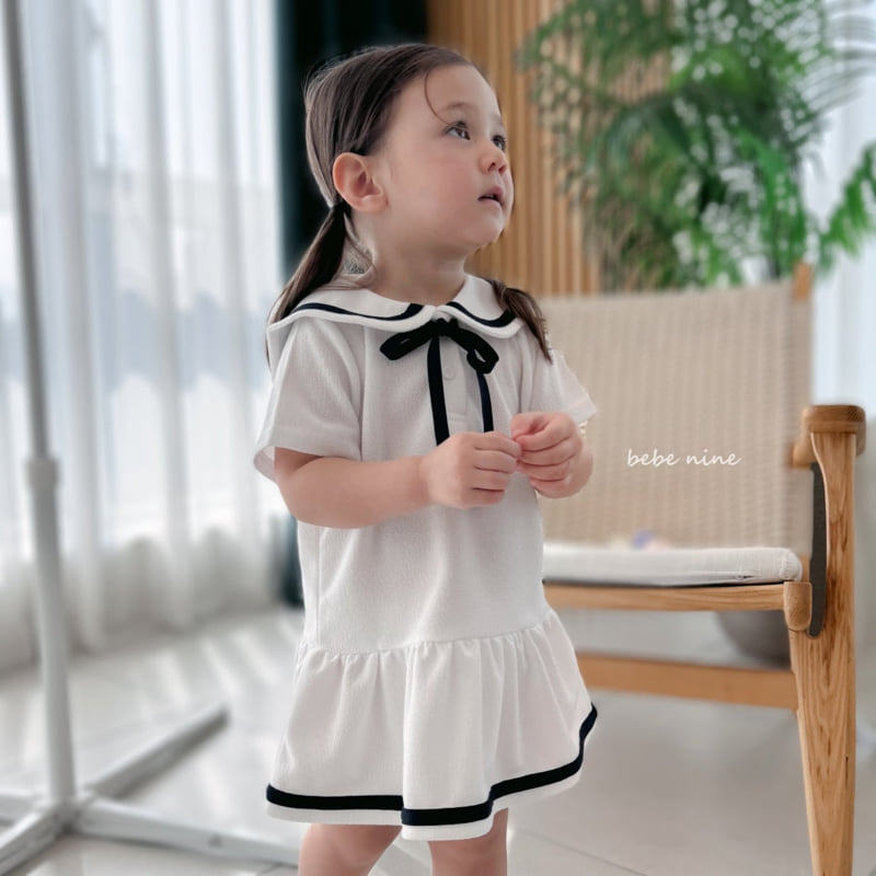 Bebe Nine - Korean Baby Fashion - #babyboutique - Luna Sailor One-piece - 2