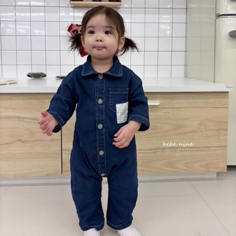 Bebe Nine - Korean Baby Fashion - #babyboutiqueclothing - Island Denim Suit - 2