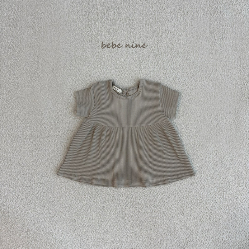 Bebe Nine - Korean Baby Fashion - #babyboutiqueclothing - Soft Rib One-piece - 11