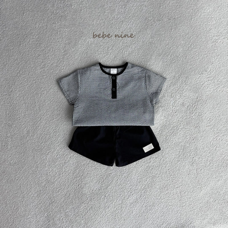 Bebe Nine - Korean Baby Fashion - #babyboutiqueclothing - Bloom Check Set - 10
