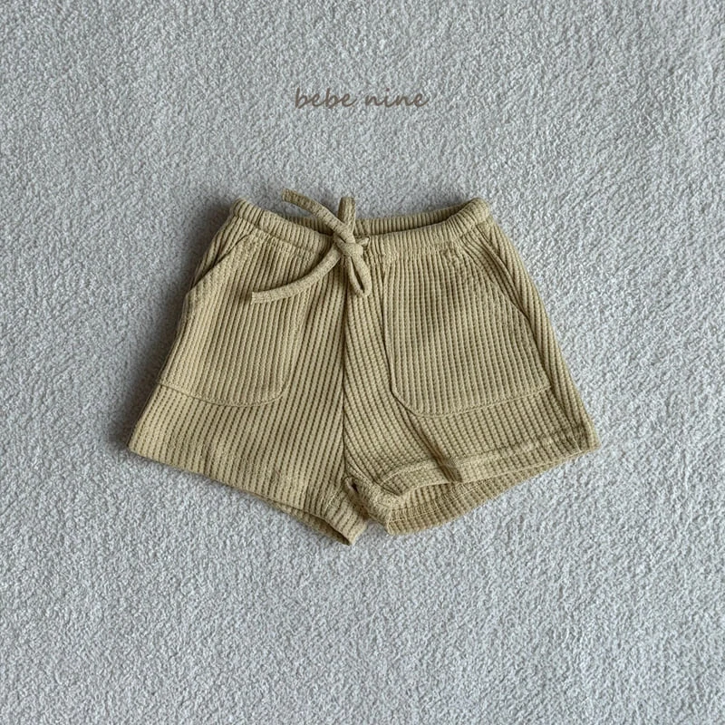 Bebe Nine - Korean Baby Fashion - #babyboutiqueclothing - Waffle Pocket Pants - 10