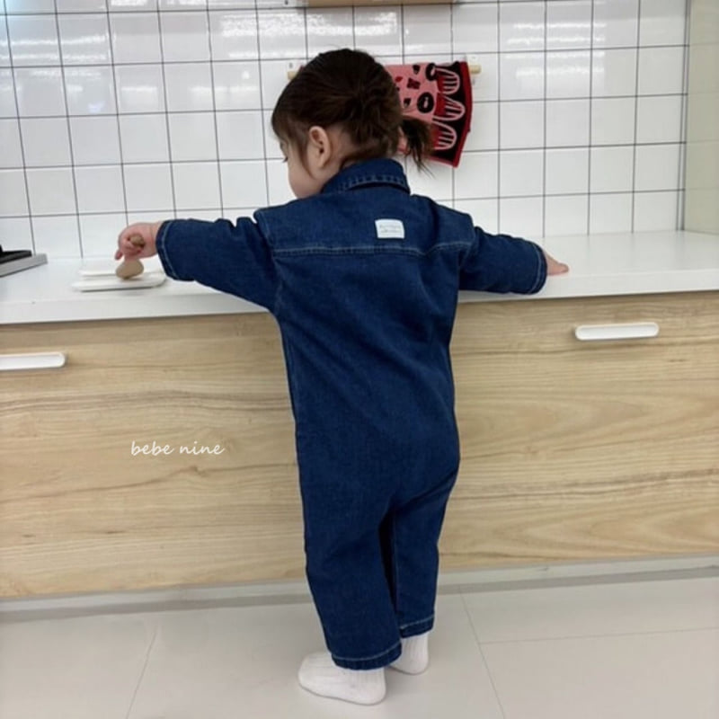 Bebe Nine - Korean Baby Fashion - #babyclothing - Island Denim Suit - 3