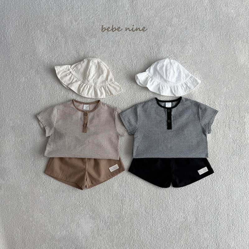 Bebe Nine - Korean Baby Fashion - #babyclothing - Bloom Check Set - 11