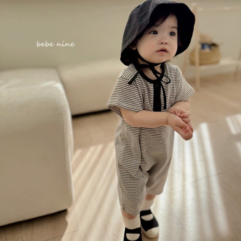 Bebe Nine - Korean Baby Fashion - #babyclothing - Daily Stripe Suit - 2