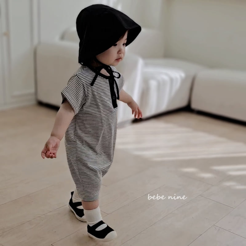 Bebe Nine - Korean Baby Fashion - #babyfashion - Daily Stripe Suit - 3