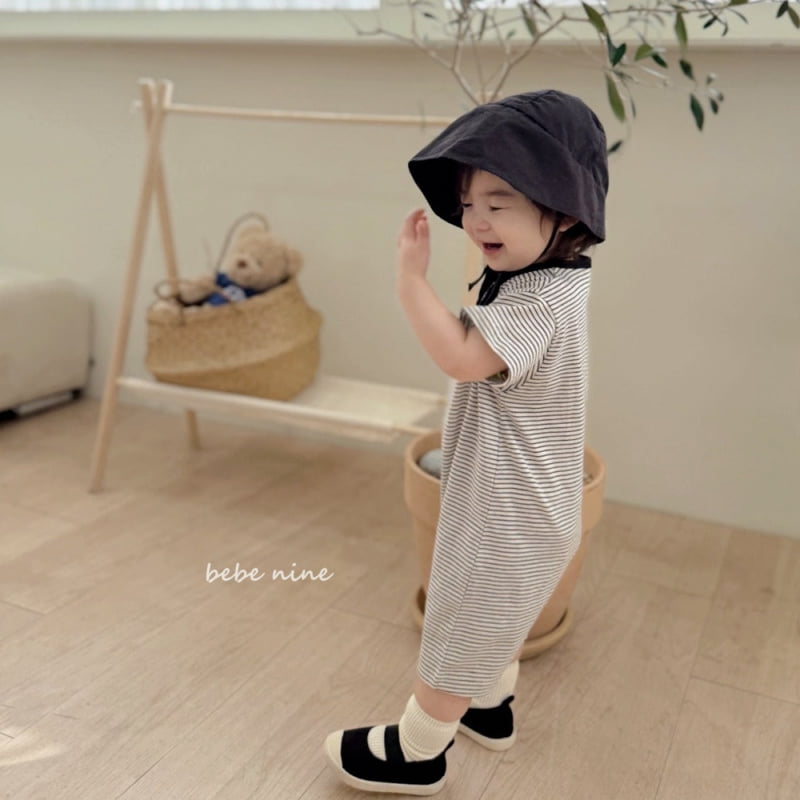 Bebe Nine - Korean Baby Fashion - #babyfashion - Daily Stripe Suit - 4
