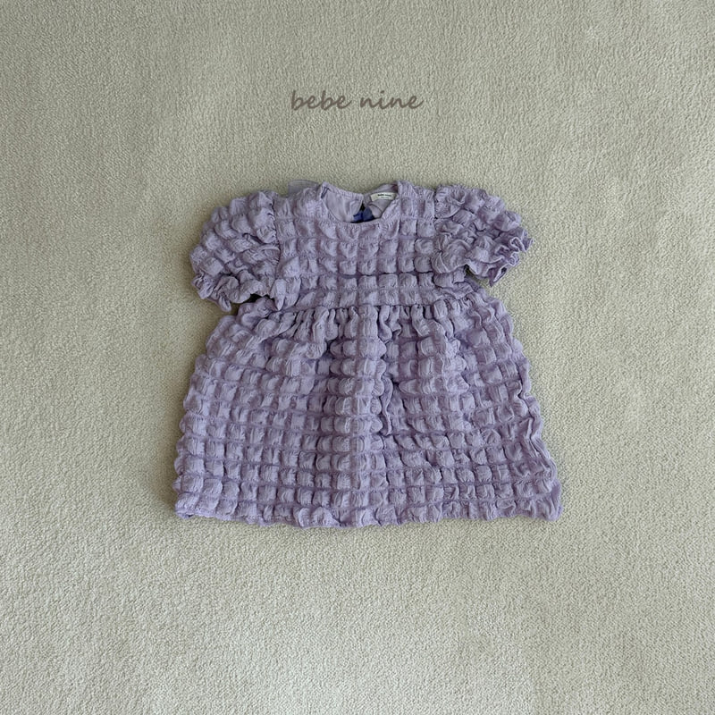 Bebe Nine - Korean Baby Fashion - #babygirlfashion - Mongle Blossom One-piece - 11