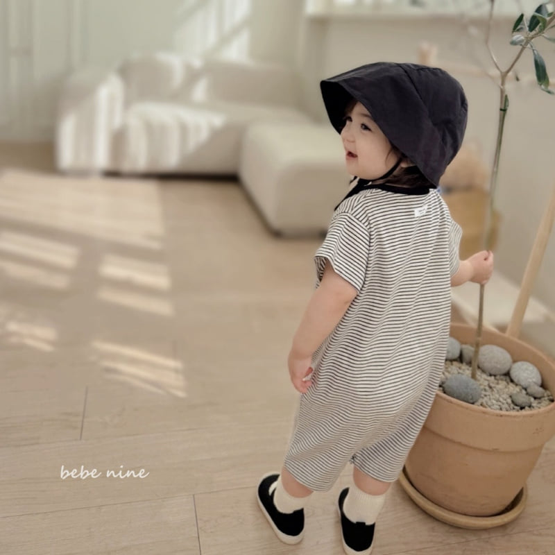 Bebe Nine - Korean Baby Fashion - #babygirlfashion - Daily Stripe Suit - 5