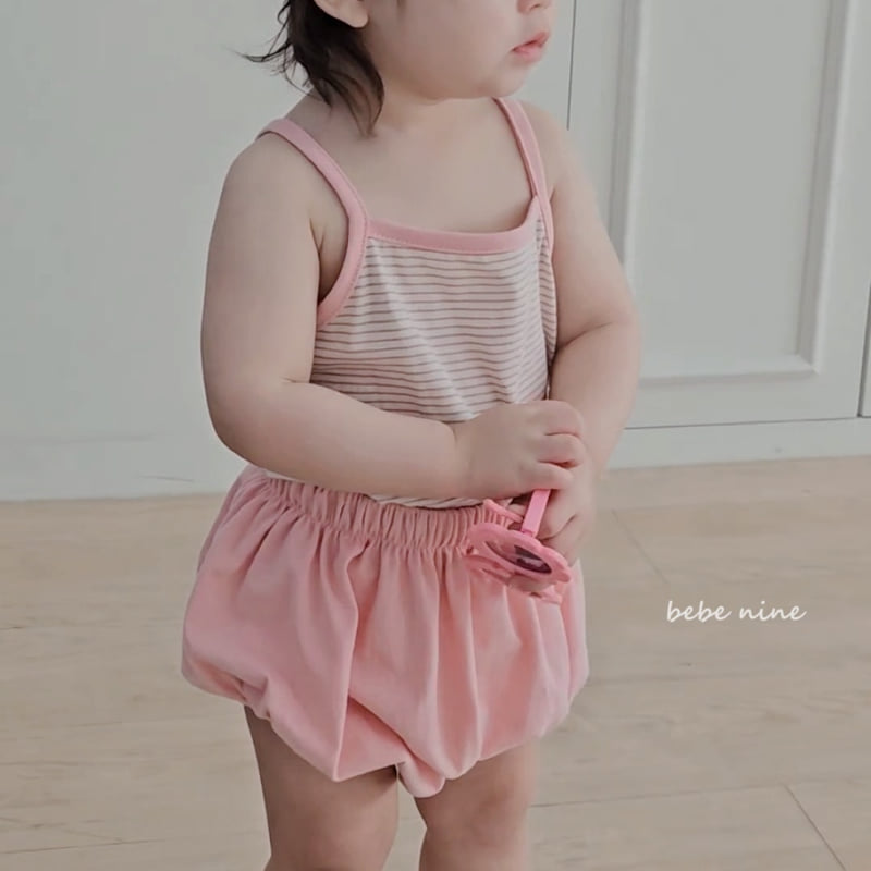 Bebe Nine - Korean Baby Fashion - #babyfever - Daily Sleeveless Set - 4
