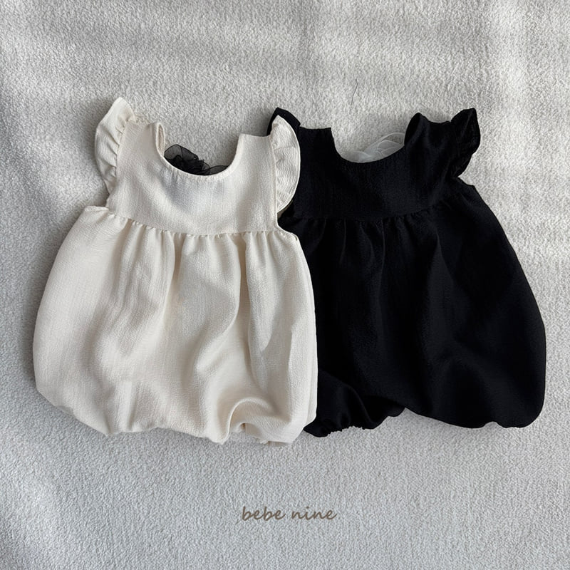 Bebe Nine - Korean Baby Fashion - #babylifestyle - Angel Frill Ribbon Suit - 9