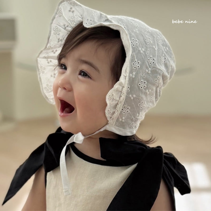 Bebe Nine - Korean Baby Fashion - #babylifestyle - Nine Bonnet - 2