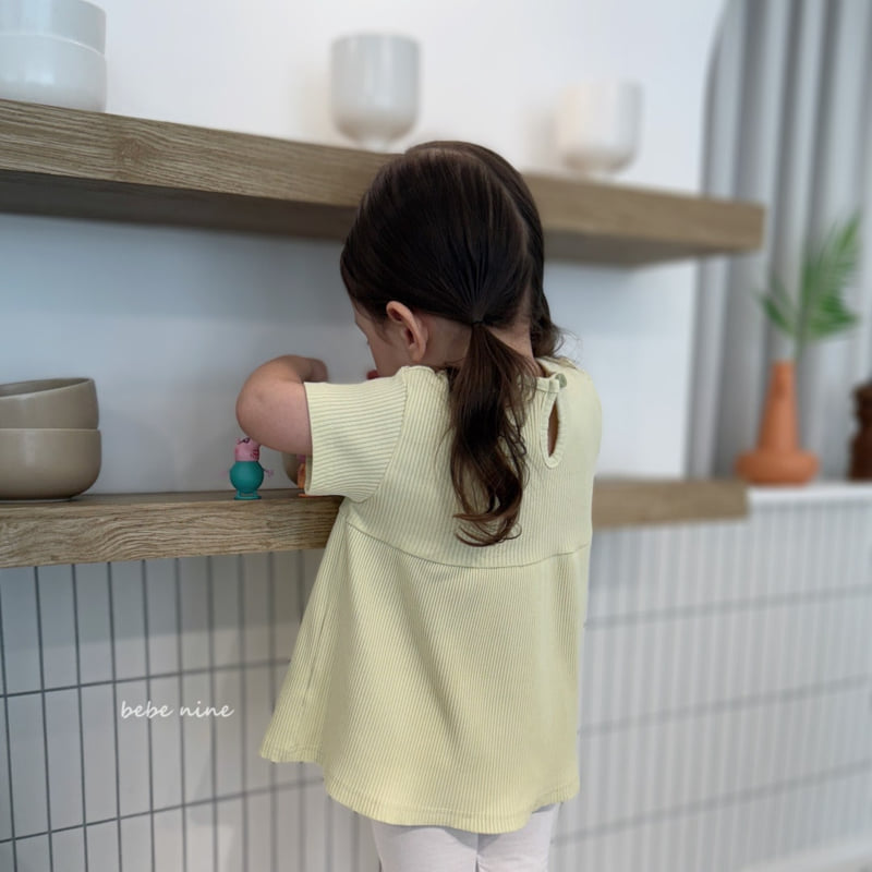 Bebe Nine - Korean Baby Fashion - #babyoninstagram - Soft Rib One-piece - 2