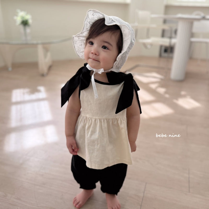 Bebe Nine - Korean Baby Fashion - #babyoninstagram - Nine Bonnet - 3