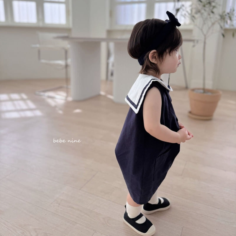 Bebe Nine - Korean Baby Fashion - #babylifestyle - Cocoon Sailor Suit - 4