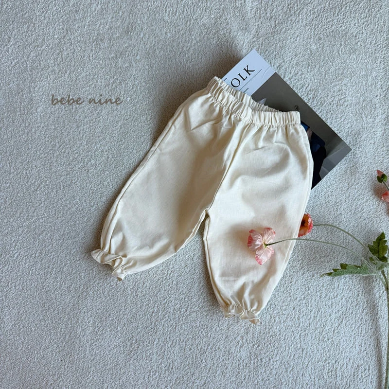Bebe Nine - Korean Baby Fashion - #babyootd - Aladdin Linen Pants - 12