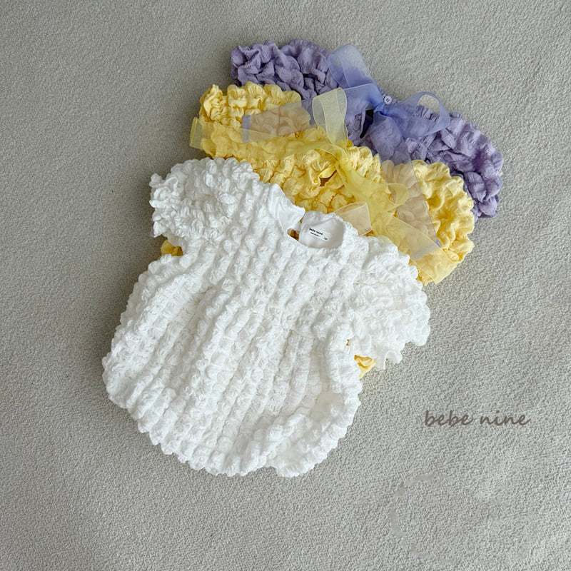 Bebe Nine - Korean Baby Fashion - #babyootd - Mongle Blossom Suit - 12