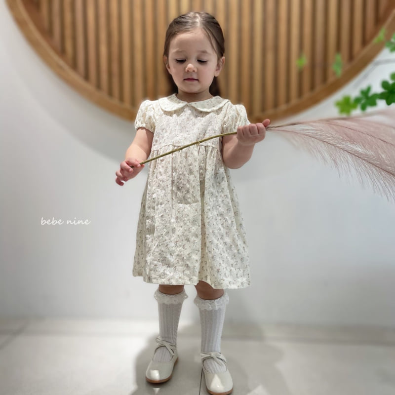 Bebe Nine - Korean Baby Fashion - #babyootd - Daisy One-piece - 6