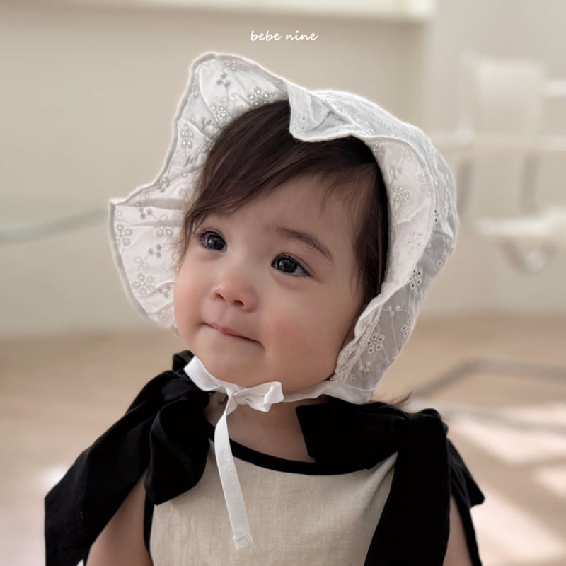 Bebe Nine - Korean Baby Fashion - #babyoninstagram - Nine Bonnet - 4