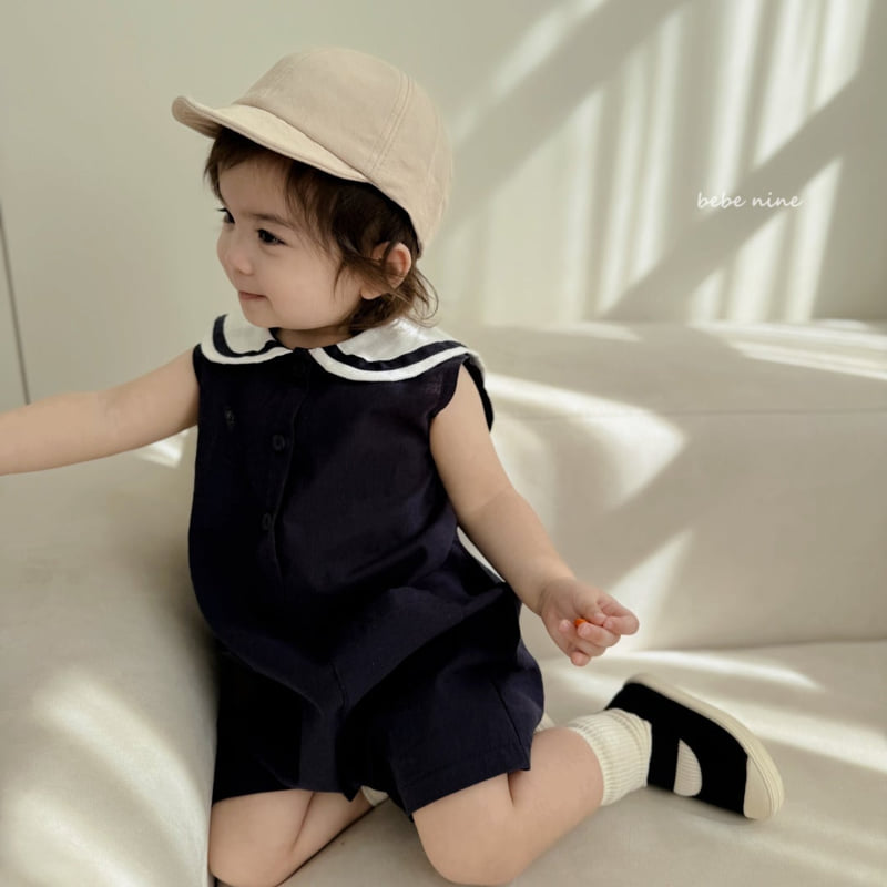 Bebe Nine - Korean Baby Fashion - #babyootd - Cocoon Sailor Suit - 5