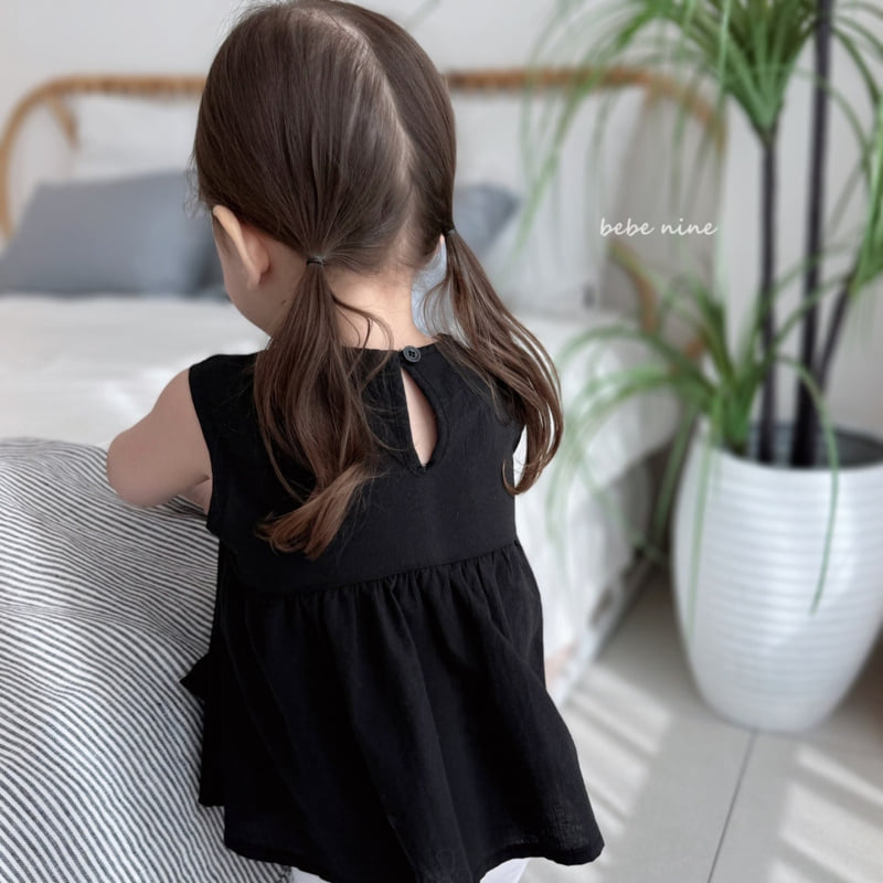 Bebe Nine - Korean Baby Fashion - #babyoutfit - Edge Square Blouse - 2