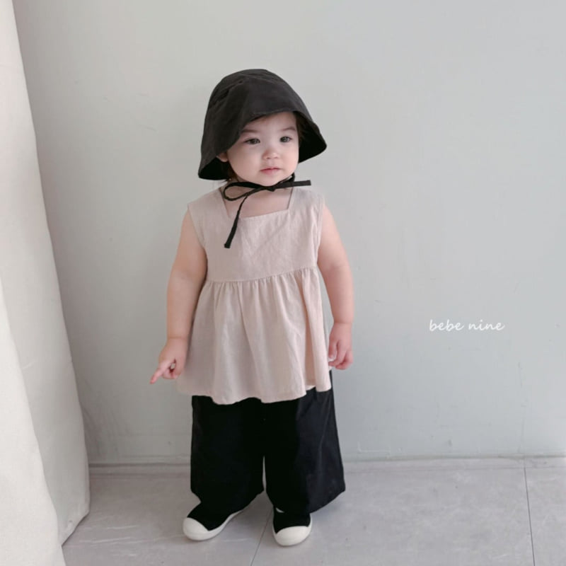 Bebe Nine - Korean Baby Fashion - #babyoutfit - Edge Square Blouse - 3