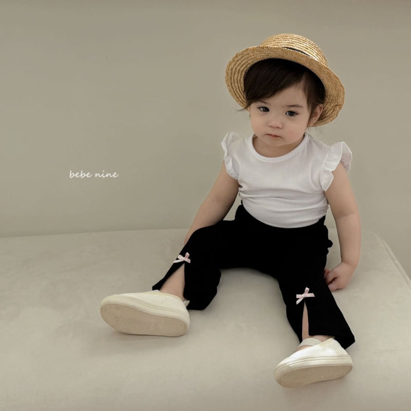 Bebe Nine - Korean Baby Fashion - #babyoutfit - Angel Summer Frill Tee