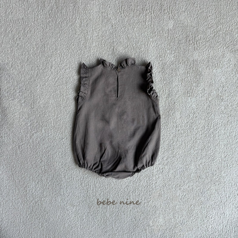 Bebe Nine - Korean Baby Fashion - #babyoutfit - Essence Frill Linen Suit - 11