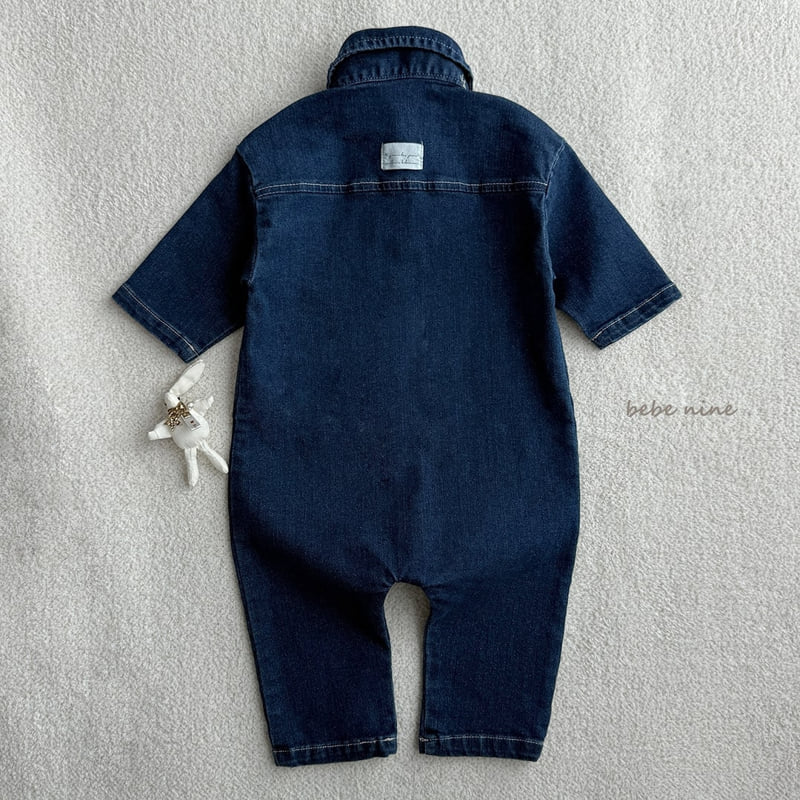 Bebe Nine - Korean Baby Fashion - #babyoutfit - Island Denim Suit - 11