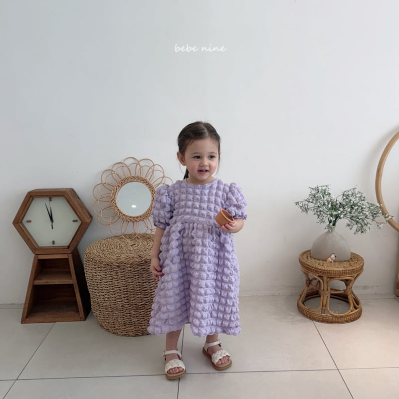 Bebe Nine - Korean Baby Fashion - #babyoutfit - Mongle Blossom One-piece
