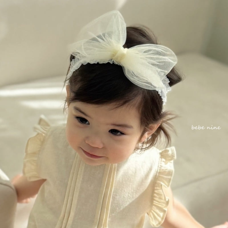 Bebe Nine - Korean Baby Fashion - #babyoutfit - Nine Ribbon Band - 3