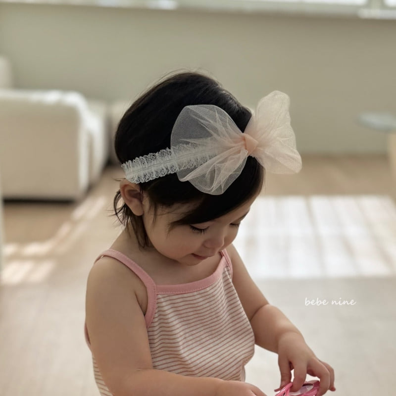Bebe Nine - Korean Baby Fashion - #babyoutfit - Nine Ribbon Band - 4