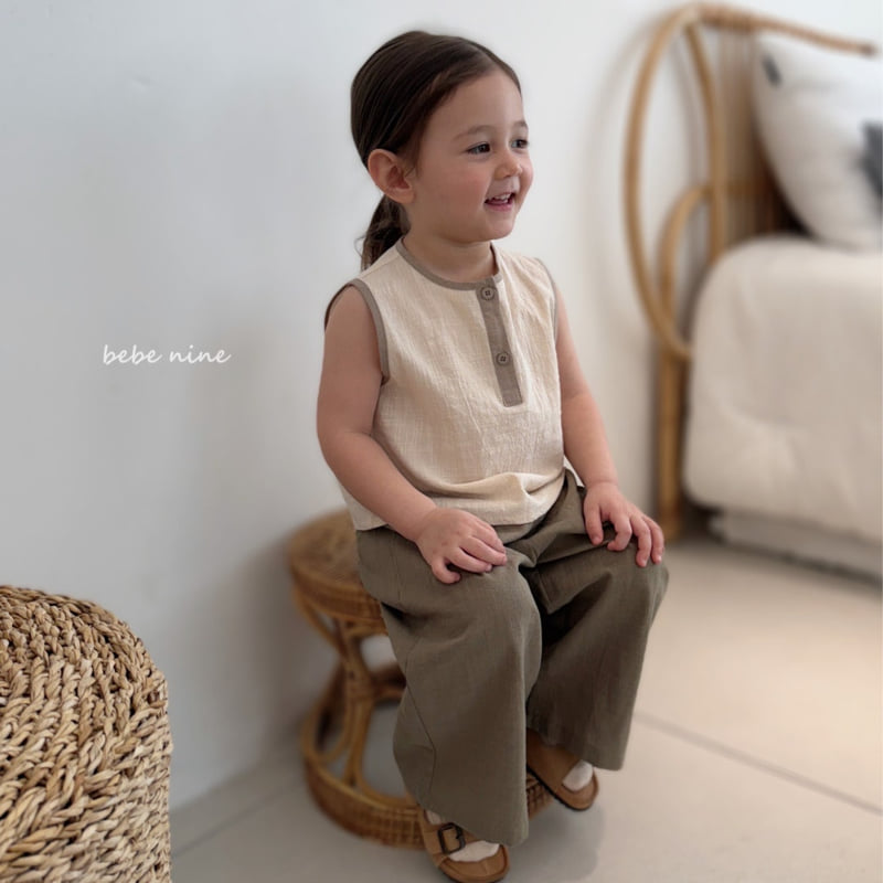 Bebe Nine - Korean Baby Fashion - #babyoutfit - Nine Loose Pants (Baby)