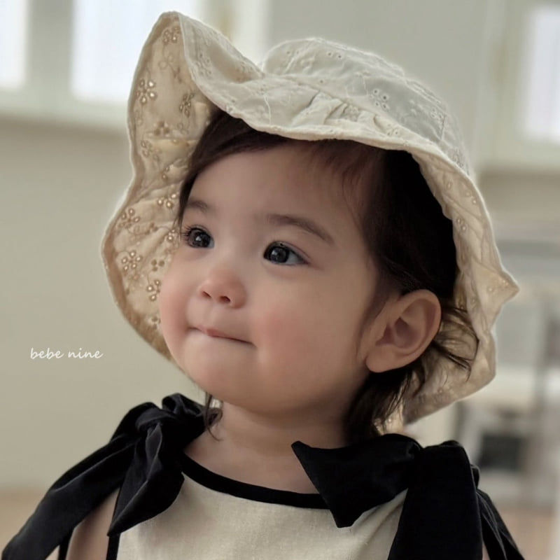 Bebe Nine - Korean Baby Fashion - #babyoutfit - Nine Lace Bucket Hat