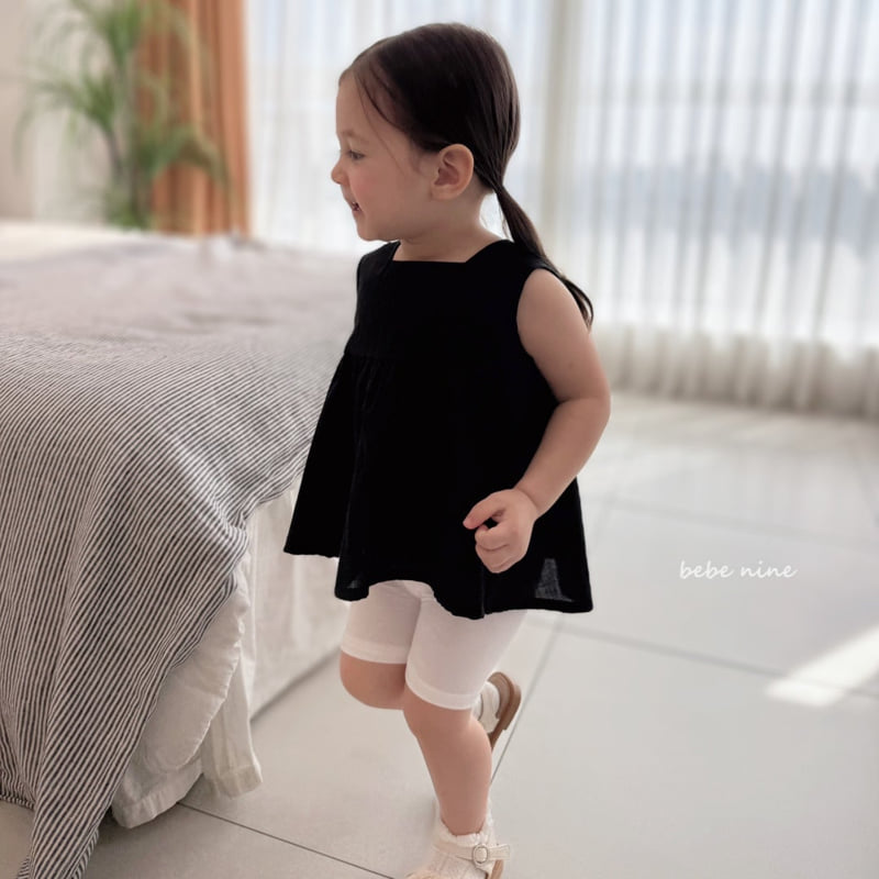 Bebe Nine - Korean Baby Fashion - #babyoutfit - Edge Square Blouse - 4