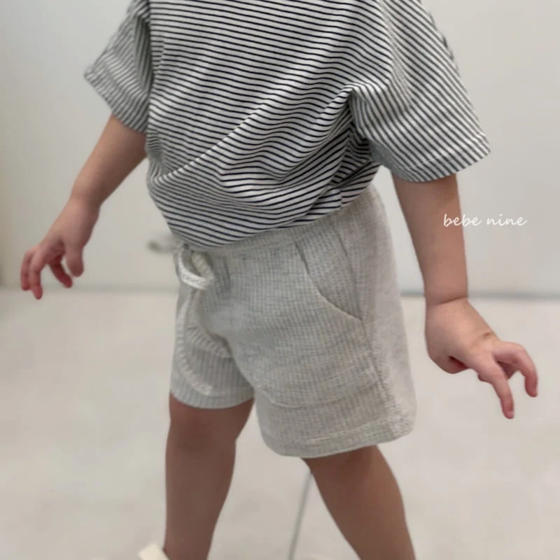 Bebe Nine - Korean Baby Fashion - #babywear - Waffle Pocket Pants - 5