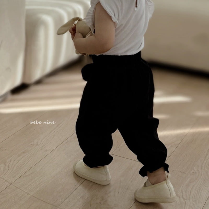 Bebe Nine - Korean Baby Fashion - #onlinebabyboutique - Aladdin Linen Pants