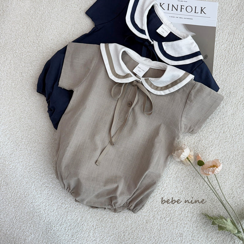 Bebe Nine - Korean Baby Fashion - #onlinebabyboutique - Signature Sailor Suit - 12