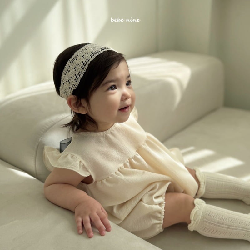 Bebe Nine - Korean Baby Fashion - #onlinebabyboutique - Nine Lace Band - 2