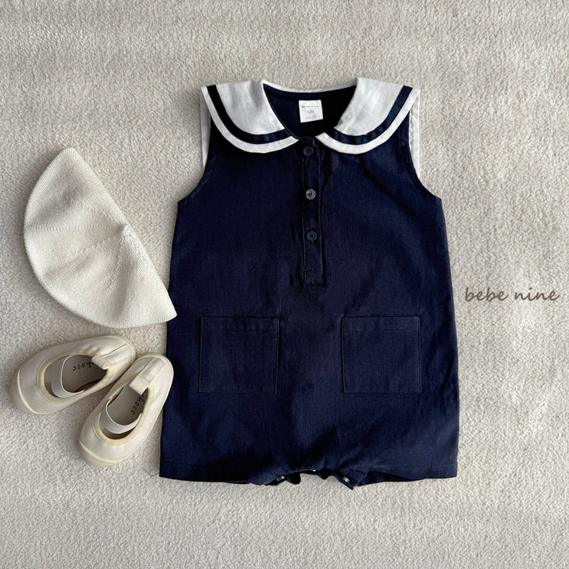 Bebe Nine - Korean Baby Fashion - #onlinebabyboutique - Cocoon Sailor Suit - 9