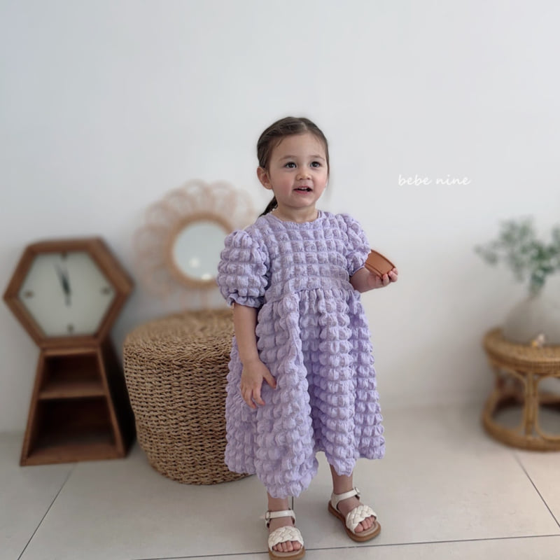 Bebe Nine - Korean Baby Fashion - #onlinebabyboutique - Mongle Blossom One-piece - 4