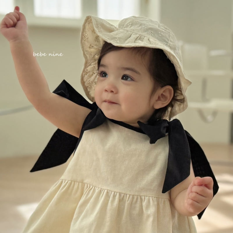 Bebe Nine - Korean Baby Fashion - #onlinebabyboutique - Nine Lace Bucket Hat - 4