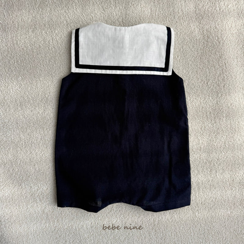 Bebe Nine - Korean Baby Fashion - #onlinebabyshop - Cocoon Sailor Suit - 10